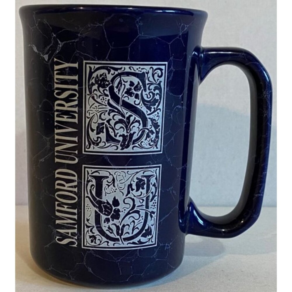 Vintage Samford University Ceramic Mug Christian Howard College Alabama